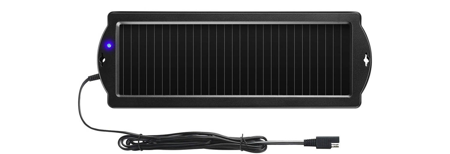 do solar car battery chargers work